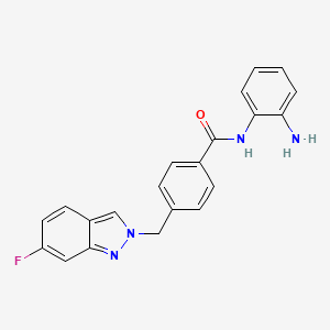 n-(2-Aminophenyl)-4-((6-fluoro-2h-indazol-2-yl)methyl)benzamide