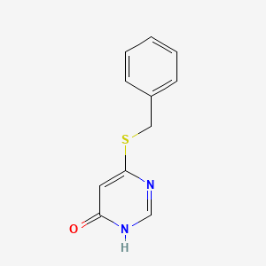 6-(Benzylsulfanyl)pyrimidin-4(3h)-one