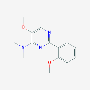 5-Methoxy-2-(2-methoxyphenyl)-N,N-dimethylpyrimidin-4-amine