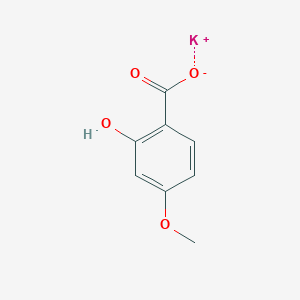 molecular formula C8H7KO4 B129242 2-羟基-4-甲氧基苯甲酸钾 CAS No. 152312-71-5