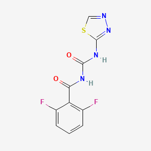 2,6-Difluoro-N-[(1,3,4-thiadiazol-2-yl)carbamoyl]benzamide