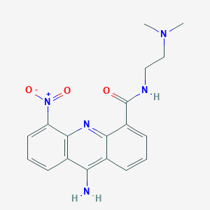 9-Amino-N-[2-(dimethylamino)ethyl]-5-nitroacridine-4-carboxamide