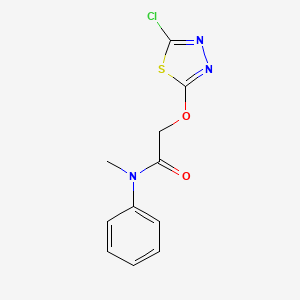 2-[(5-Chloro-1,3,4-thiadiazol-2-yl)oxy]-N-methyl-N-phenylacetamide