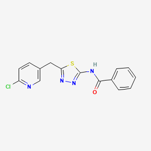 Benzamide, N-[5-[(6-chloro-3-pyridinyl)methyl]-1,3,4-thiadiazol-2-yl]-