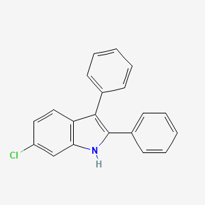 6-Chloro-2,3-diphenyl-1h-indole