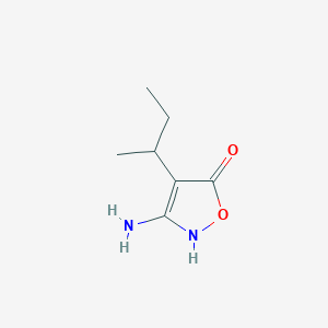 3-Amino-4-(sec-butyl)isoxazol-5(2H)-one