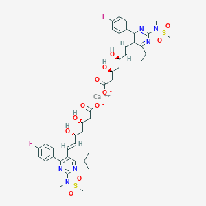 calcium;(E,3S,5R)-7-[4-(4-fluorophenyl)-2-[methyl(methylsulfonyl)amino]-6-propan-2-ylpyrimidin-5-yl]-3,5-dihydroxyhept-6-enoate