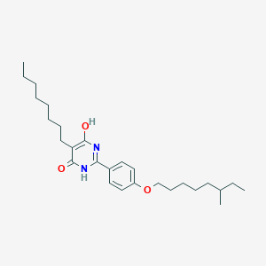 6-Hydroxy-2-{4-[(6-methyloctyl)oxy]phenyl}-5-octylpyrimidin-4(3H)-one