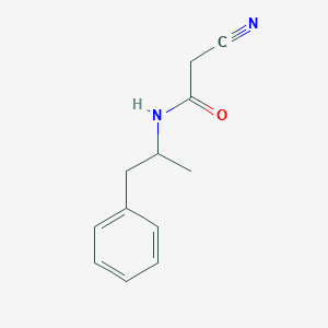 2-Cyano-N-(1-phenylpropan-2-yl)acetamide