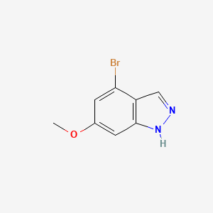 molecular formula C8H7BrN2O B1292466 4-Bromo-6-methoxy-1H-indazole CAS No. 885520-83-2