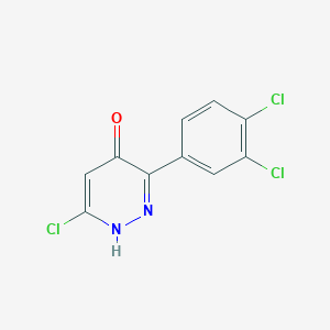 6-Chloro-3-(3,4-dichlorophenyl)pyridazin-4(1H)-one