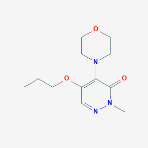 2-Methyl-4-(morpholin-4-yl)-5-propoxypyridazin-3(2H)-one