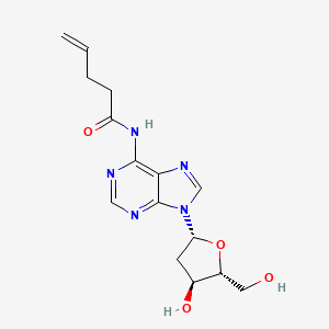 Adenosine, 2'-deoxy-N-(1-oxo-4-pentenyl)-