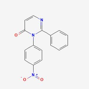 3-(4-Nitrophenyl)-2-phenylpyrimidin-4(3H)-one