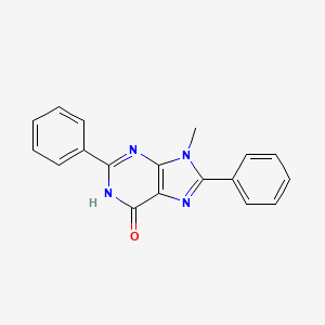 9-Methyl-2,8-diphenyl-1H-purin-6(9H)-one