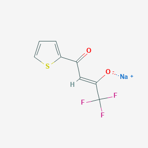 sodium;(Z)-1,1,1-trifluoro-4-oxo-4-thiophen-2-ylbut-2-en-2-olate