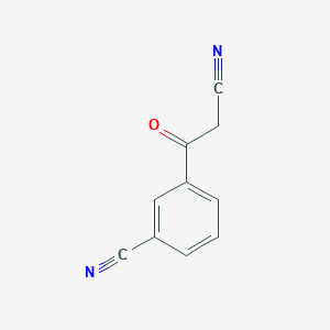molecular formula C10H6N2O B1292475 3-(2-Cyanoacetyl)Benzonitrile CAS No. 21667-63-0