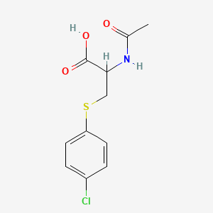 molecular formula C11H12ClNO3S B1292477 2-(Acetylamino)-3-[(4-chlorophenyl)sulfanyl]-propanoic acid CAS No. 21056-72-4