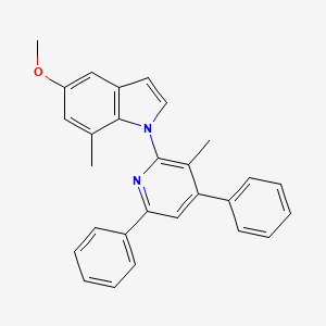 5-Methoxy-7-methyl-1-(3-methyl-4,6-diphenylpyridin-2-yl)-1H-indole