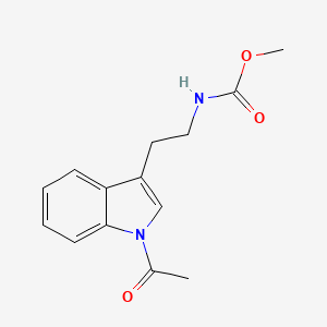 Methyl (2-(1-acetyl-1H-indol-3-yl)ethyl)carbamate