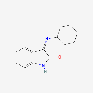 3-(Cyclohexylamino)-2h-indol-2-one