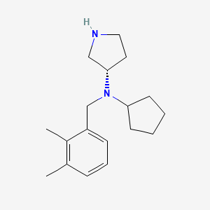 (3S)-N-cyclopentyl-N-[(2,3-dimethylphenyl)methyl]pyrrolidin-3-amine