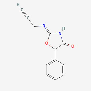 5-Phenyl-2-(2-propynylamino)-2-oxazolin-4-one