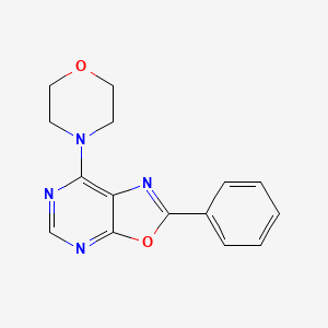 7-(4-Morpholinyl)-2-phenyl(1,3)oxazolo(5,4-d)pyrimidine