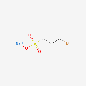 molecular formula C3H6BrNaO3S B1292497 3-溴丙磺酸钠 CAS No. 55788-44-8