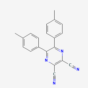 5,6-Bis(4-methylphenyl)pyrazine-2,3-dicarbonitrile