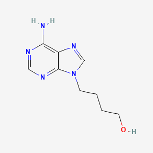 molecular formula C9H13N5O B12925009 9H-Purine-9-butanol, 6-amino- CAS No. 715-68-4