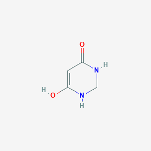 molecular formula C4H6N2O2 B12925014 6-Hydroxy-2,3-dihydropyrimidin-4(1H)-one CAS No. 112977-56-7