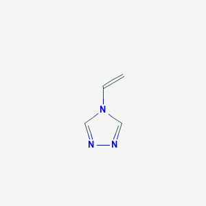 molecular formula C4H5N3 B12925021 4-Vinyl-4H-1,2,4-triazole CAS No. 125419-53-6