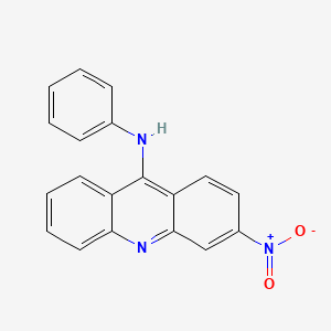 molecular formula C19H13N3O2 B12925041 3-Nitro-N-phenylacridin-9-amine CAS No. 94129-61-0