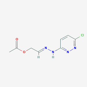 [(2E)-2-[(6-chloropyridazin-3-yl)hydrazinylidene]ethyl] acetate