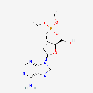 2',3'-Dideoxy-3'-[(diethoxyphosphoryl)methyl]adenosine