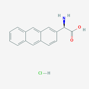 (R)-2-Amino-2-(anthracen-2-yl)acetic acid hydrochloride