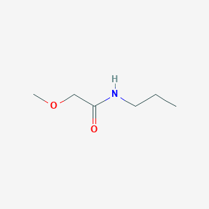 molecular formula C6H13NO2 B12925246 2-methoxy-N-propylacetamide CAS No. 66671-61-2