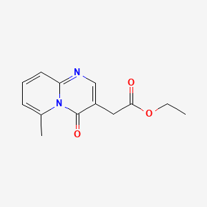 4H-Pyrido[1,2-a]pyrimidine-3-acetic acid, 6-methyl-4-oxo-, ethyl ester