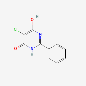 5-Chloro-6-hydroxy-2-phenylpyrimidin-4(3h)-one