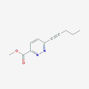 Methyl 6-(pent-1-yn-1-yl)pyridazine-3-carboxylate