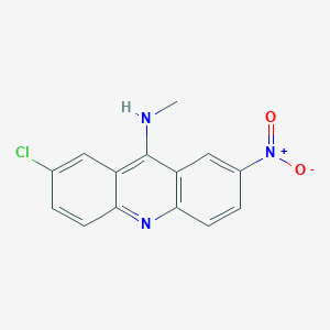 2-Chloro-N-methyl-7-nitroacridin-9-amine