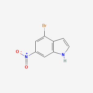 molecular formula C8H5BrN2O2 B1292546 4-Bromo-6-nitro-1H-indole CAS No. 885520-47-8