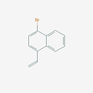 molecular formula C12H9Br B12925483 1-Bromo-4-vinylnaphthalene 