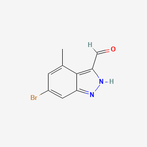 B1292550 6-Bromo-4-methyl-1H-indazole-3-carbaldehyde CAS No. 885521-01-7