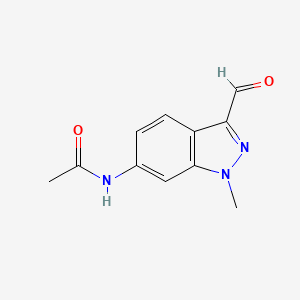 N-(3-Formyl-1-methyl-1H-indazol-6-yl)acetamide