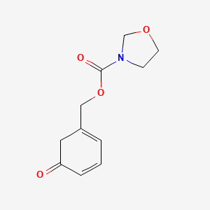 (5-Oxocyclohexa-1,3-dien-1-yl)methyl oxazolidine-3-carboxylate