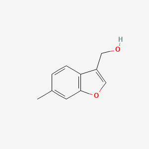 molecular formula C10H10O2 B12925563 (6-Methylbenzofuran-3-yl)methanol 