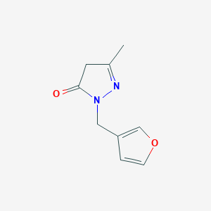 2-[(Furan-3-yl)methyl]-5-methyl-2,4-dihydro-3H-pyrazol-3-one