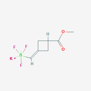 Potassium trifluoro((3-(methoxycarbonyl)cyclobutylidene)methyl)borate